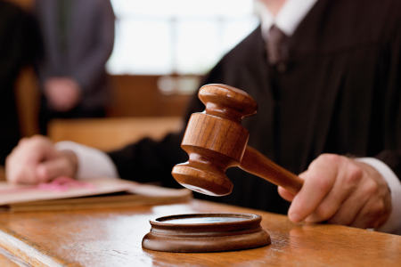 Judge and gavel